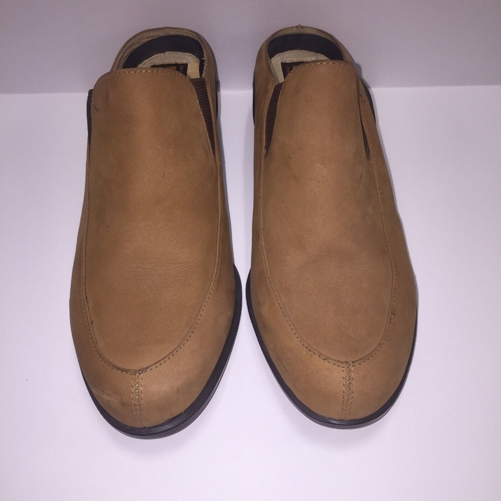ARIAT Womens Suede Tan SlipOn Clogs Mule  Sz 7